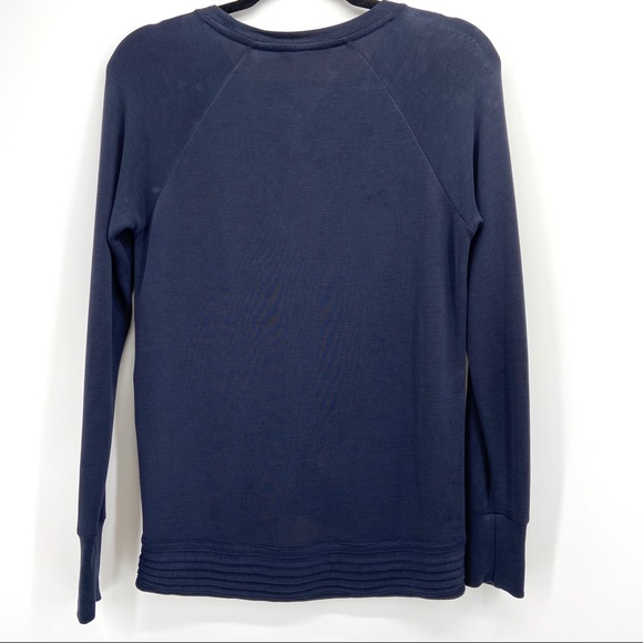 Athleta Serenity Criss Cross Modal Knit Sweatshirt - Picture 3 of 6